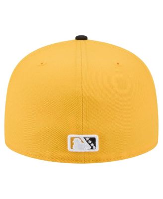 Men's Yellow/Black Bradenton Marauders Authentic Collection 59FIFTY Fitted Hat