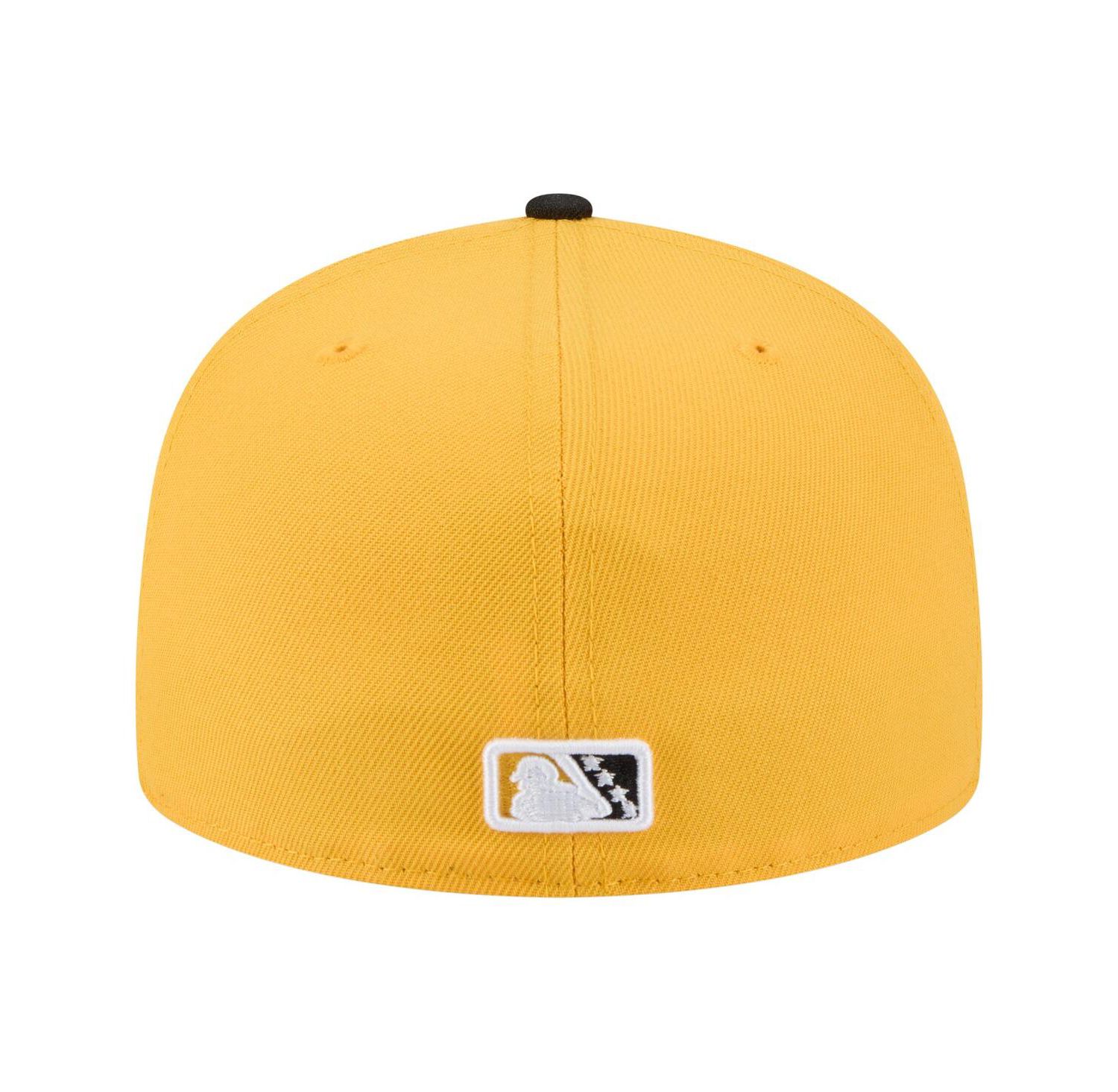 Men's Yellow/Black Bradenton Marauders Authentic Collection 59FIFTY Fitted Hat