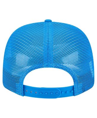 Men's Blue Detroit Lions Main Trucker 9SEVENTY Stretch-Snap Hat