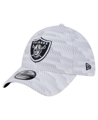 New Era - Men's  White Las Vegas Raiders Gameday Graded 39THIRTY Flex Hat
