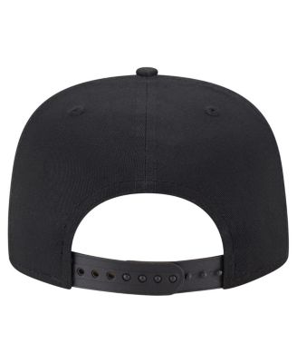 Men's Black Pittsburgh Pirates Team Text Golfer Snapback Hat