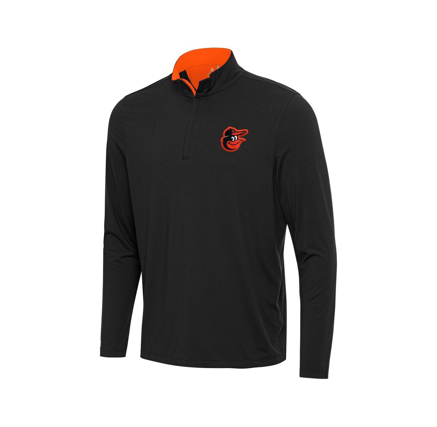 Men's Black Baltimore Orioles Content Quarter-Zip Top