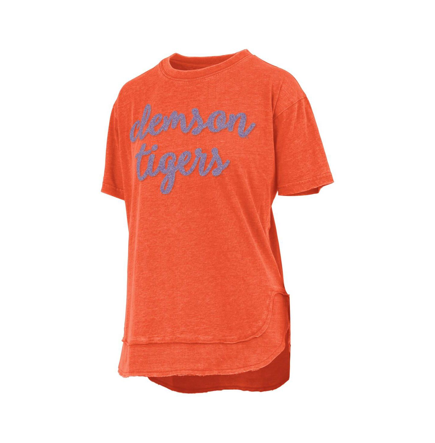 Женская футболка Pressbox Orange Clemson Tigers Poncho — фото 3