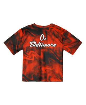 Preschool 2-Piece Orange Baltimore Orioles Hitter Infielder Set