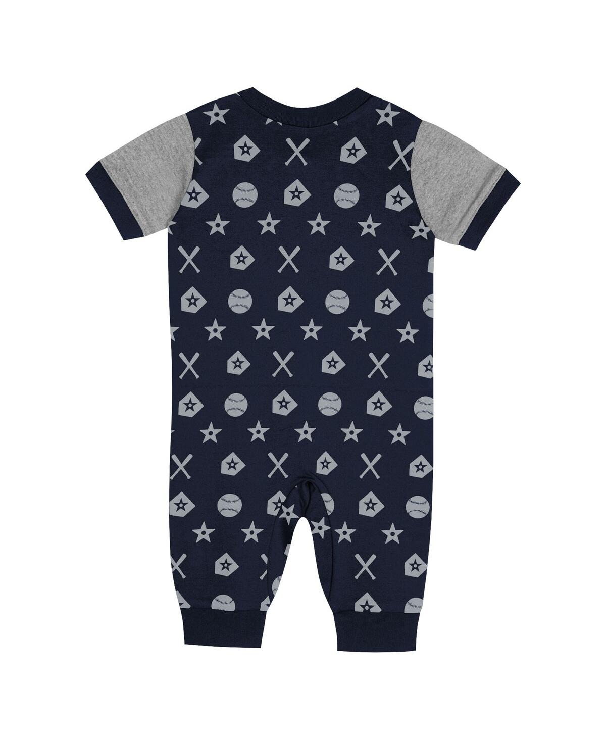 Outerstuff Newborn Navy New York Yankees Hard 90 Coveralls