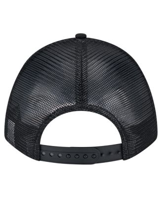 Men's Black New York Yankees Gradient 9FORTY A-Frame M-Crown Trucker Adjustable Hat