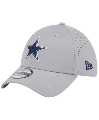 New Era - Men's  Gray Dallas Cowboys Active 39THIRTY Flex Hat