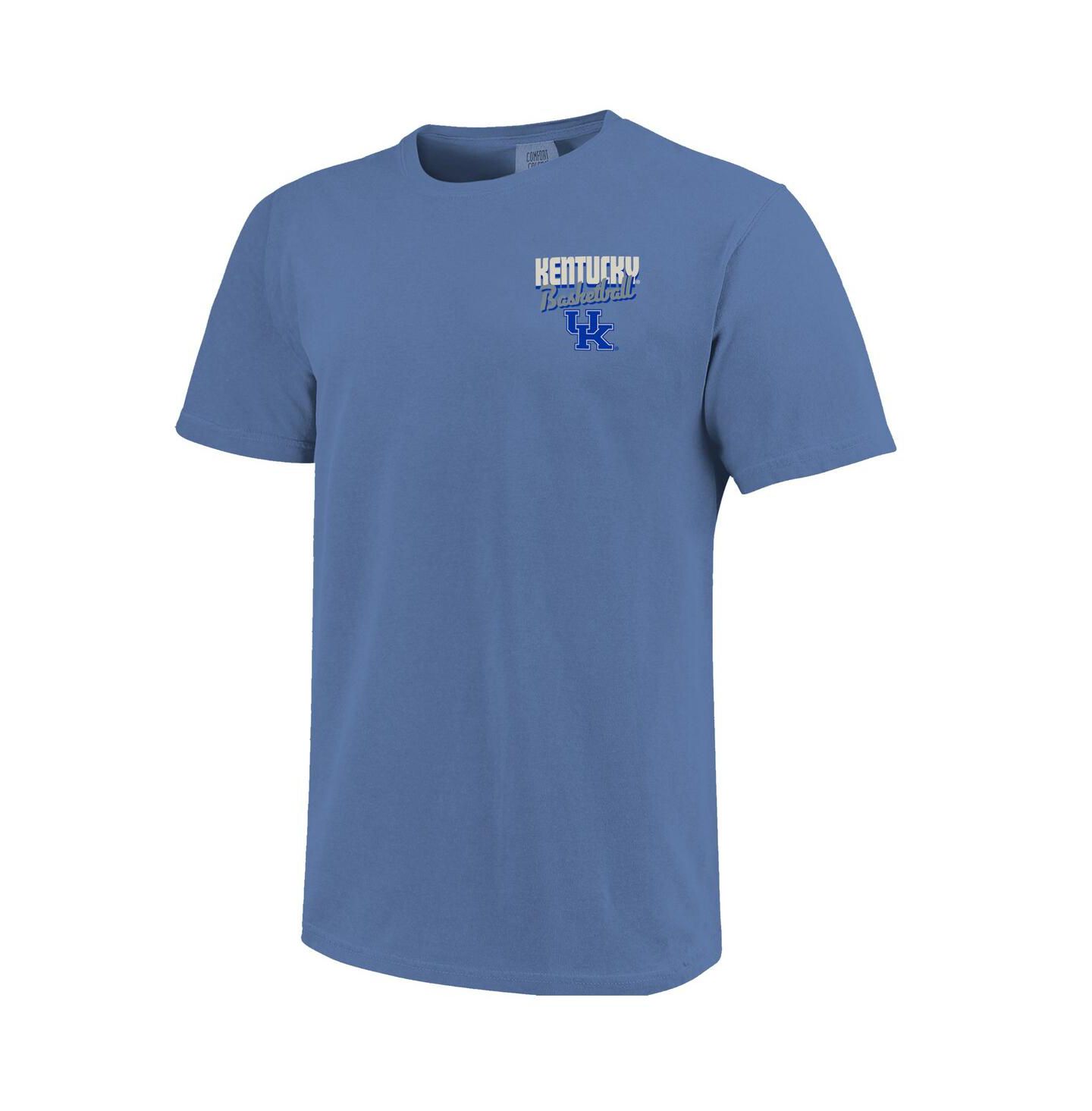 Мужская футболка Image One Royal Kentucky Wildcats Comfort Colors Mascot Dunk — фото 3