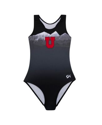 Big Boy's and Girl's Black Utah Utes Elite Replica Leotard