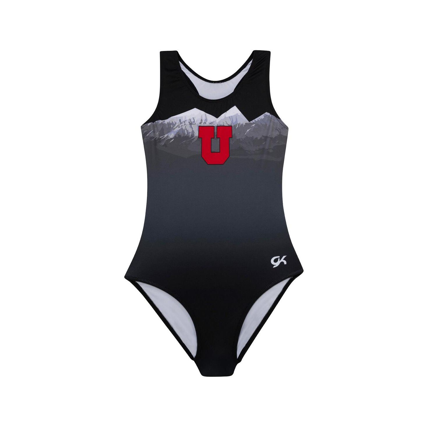 Big Boy's and Girl's Black Utah Utes Elite Replica Leotard