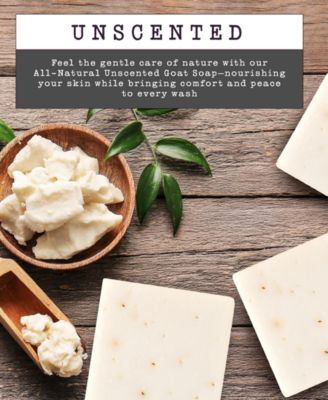 Goat Milk Soap Bars - Unscented, 3-Pk.