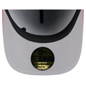 Men's Black/Red Atlanta Falcons 2025 NFL Draft On Stage A-Frame 59FIFTY Fitted Hat