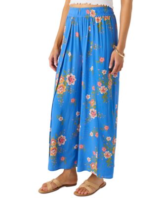 Juniors' Tamara Rio Floral-Print Woven Pants