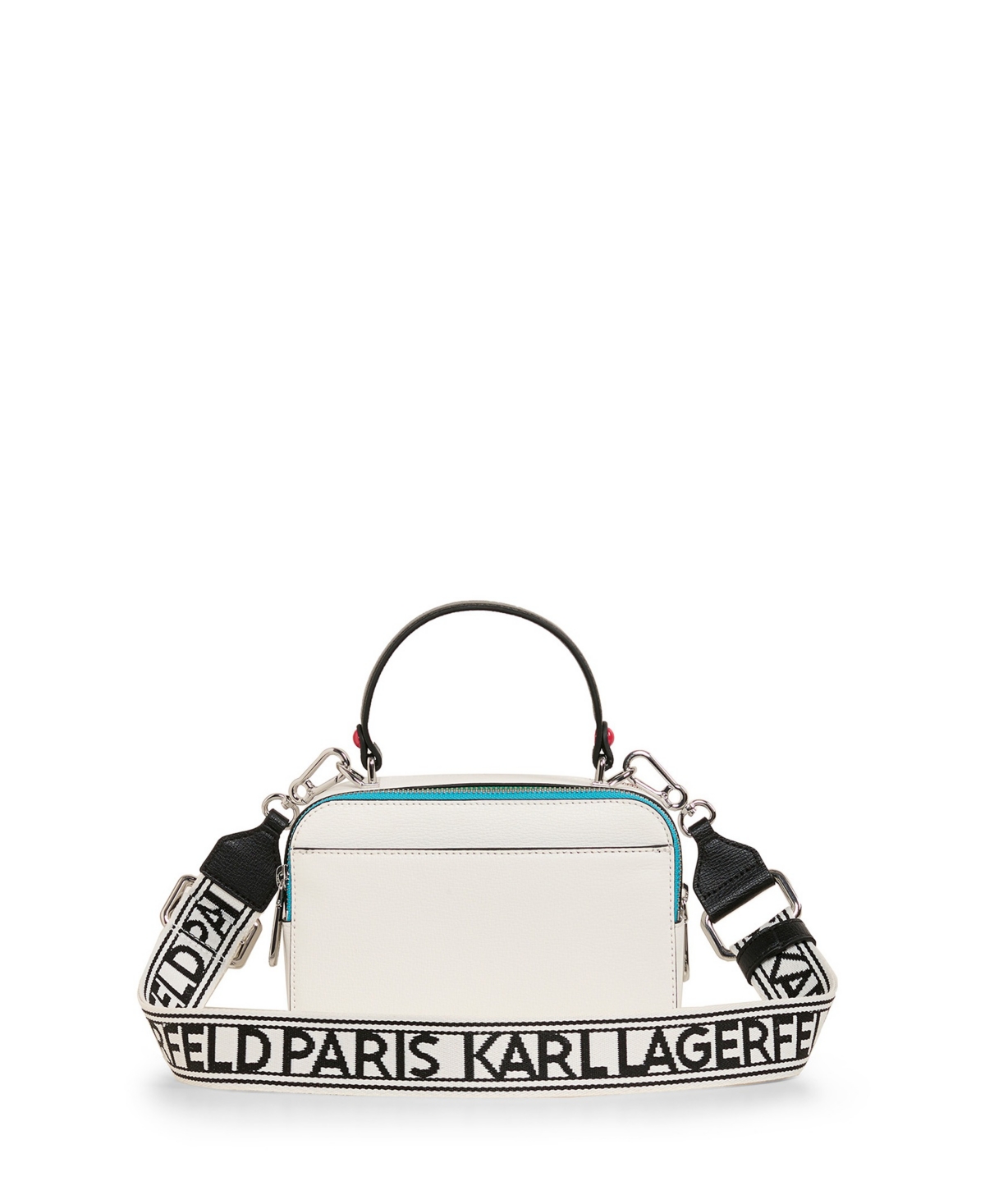 Karl Lagerfeld Simone Camera Crossbody Bag In White Multi