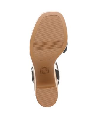 Women's Kira Block Heel Square Toe Platform Sandals