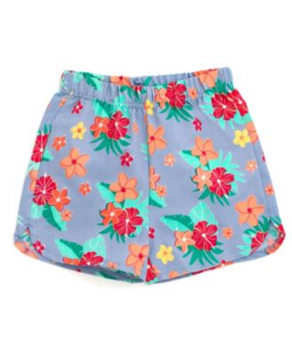 Baby Girls T-Shirt and Chambray Shorts Outfit Set