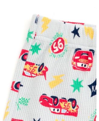 Baby Boys Disney Mickey Mouse Waffle knit T-Shirt Shorts Outfit Set