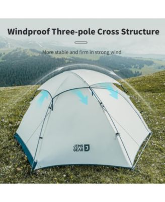Yakou 1-2 Person Tent, Waterproof One Person Two Person Tent, Ultralight Tent for High Attitude Camping & Hiking