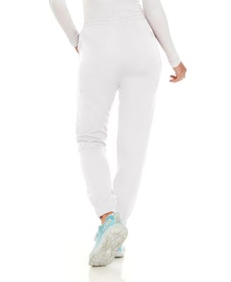 Women's Seven Pocket Cargo Scrub Pants Joggers with 4-Way Stretch