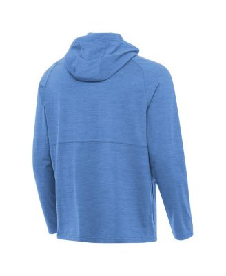 Men's Heather Powder Blue Villanova Wildcats Spikes Quarter-Zip Hoodie