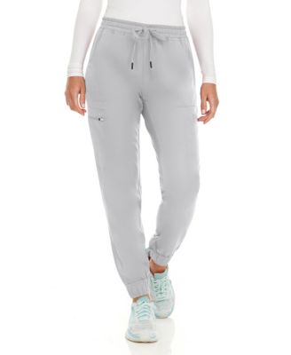 Women's Seven Pocket Cargo Scrub Pants Joggers with 4-Way Stretch