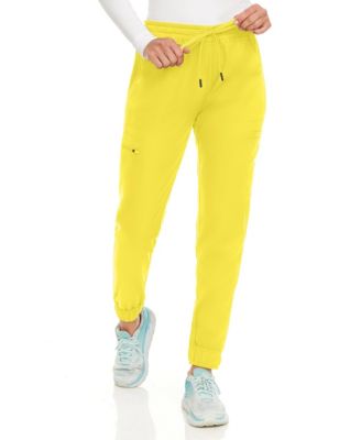 Women's Seven Pocket Cargo Scrub Pants Joggers with 4-Way Stretch