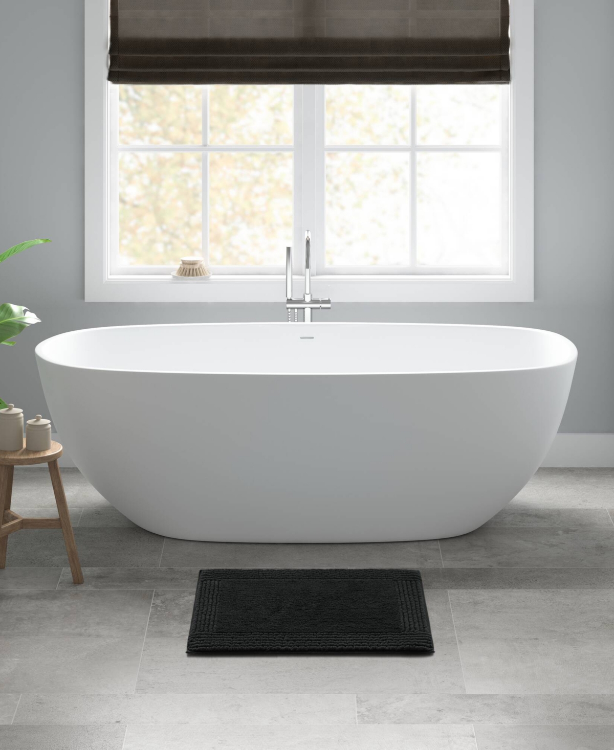 Madison Park Signature Splendor Reversible Tufted Cotton Bath Rug, 17" X 24"