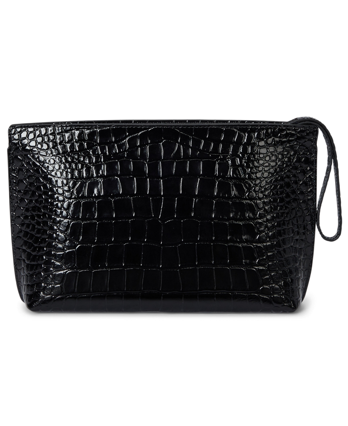 Ralph Lauren Crocodile-embossed Leather Large Pouch
