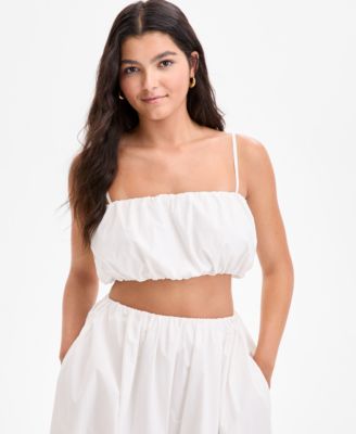 French Connection - Women's Nomi Cotton Crop Top