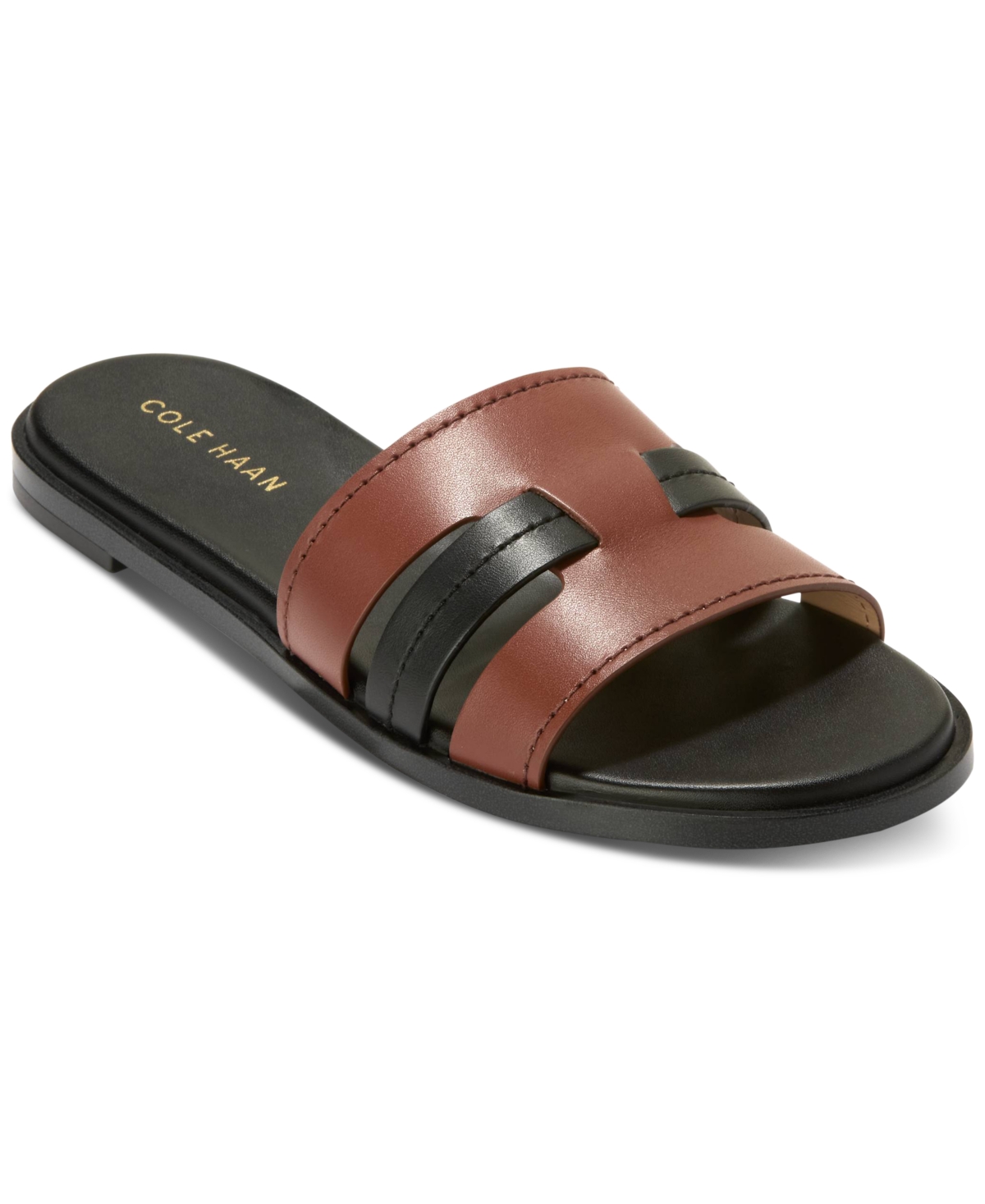 Cole Haan Women's Flynn Slotted Slide Flat Sandals