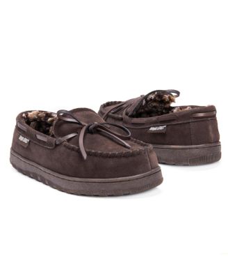 Men's Paul Printed Berber Suede Moccasin Slippers