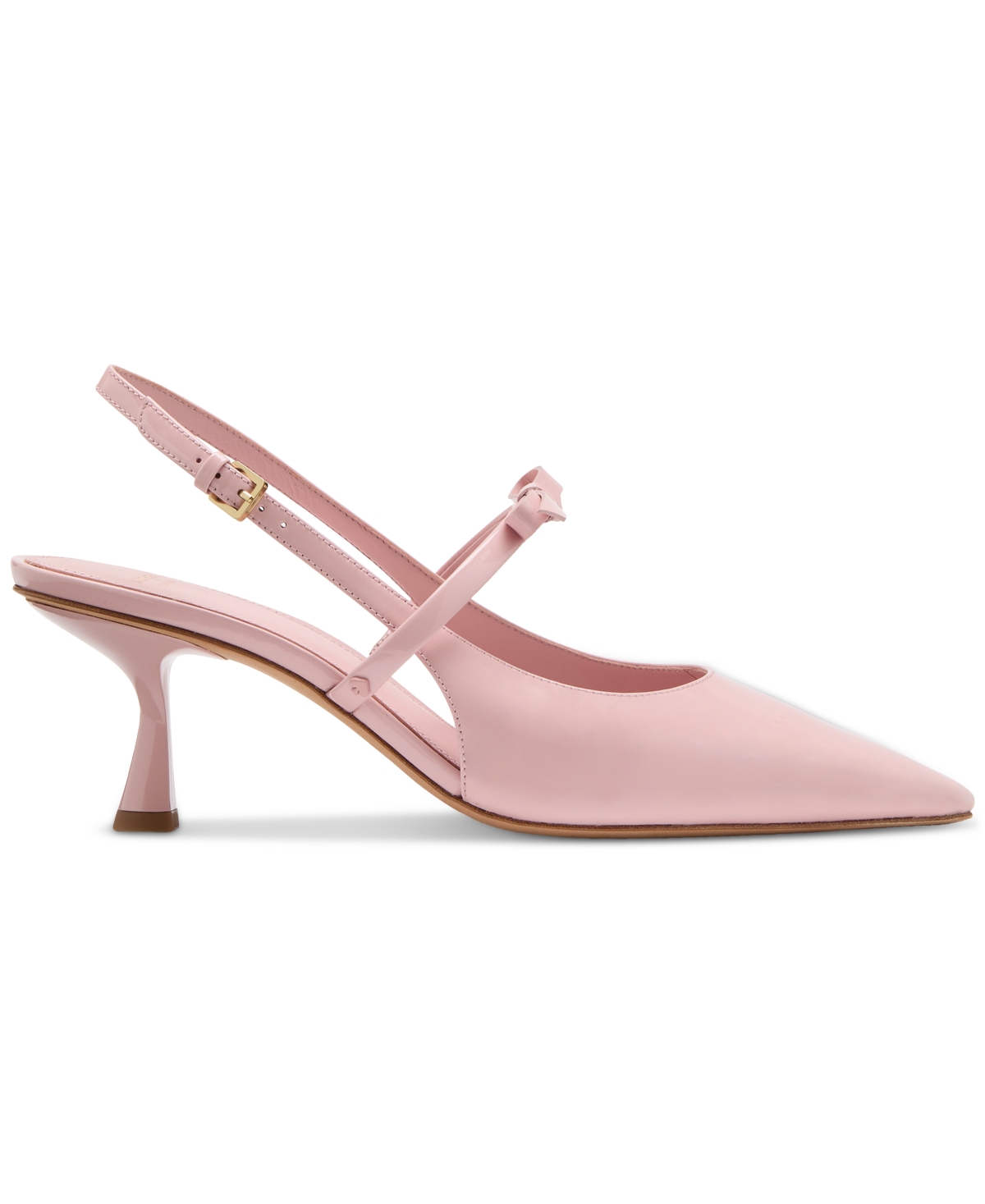 Shop Kate Spade Women's Carolina Slingback Kitten-heel Pumps