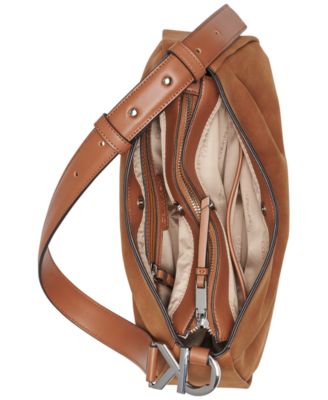 Tina Suede Shoulder Bag