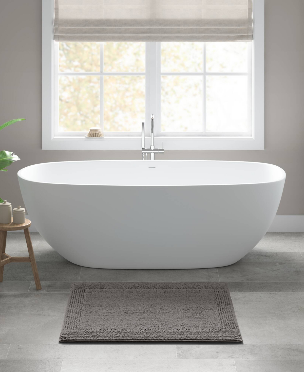 Madison Park Signature Splendor Reversible Tufted Cotton Bath Rug, 24" X 36"