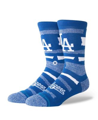 Stance - Men's and Women's Los Angeles Dodgers Squeeze Tri-Blend Knit Crew Socks
