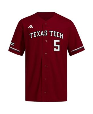 Men's Patrick Mahomes Red Texas Tech Red Raiders Replica Baseball Jersey