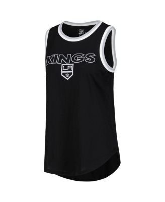 Women's Black Los Angeles Kings Strategy Tank Top