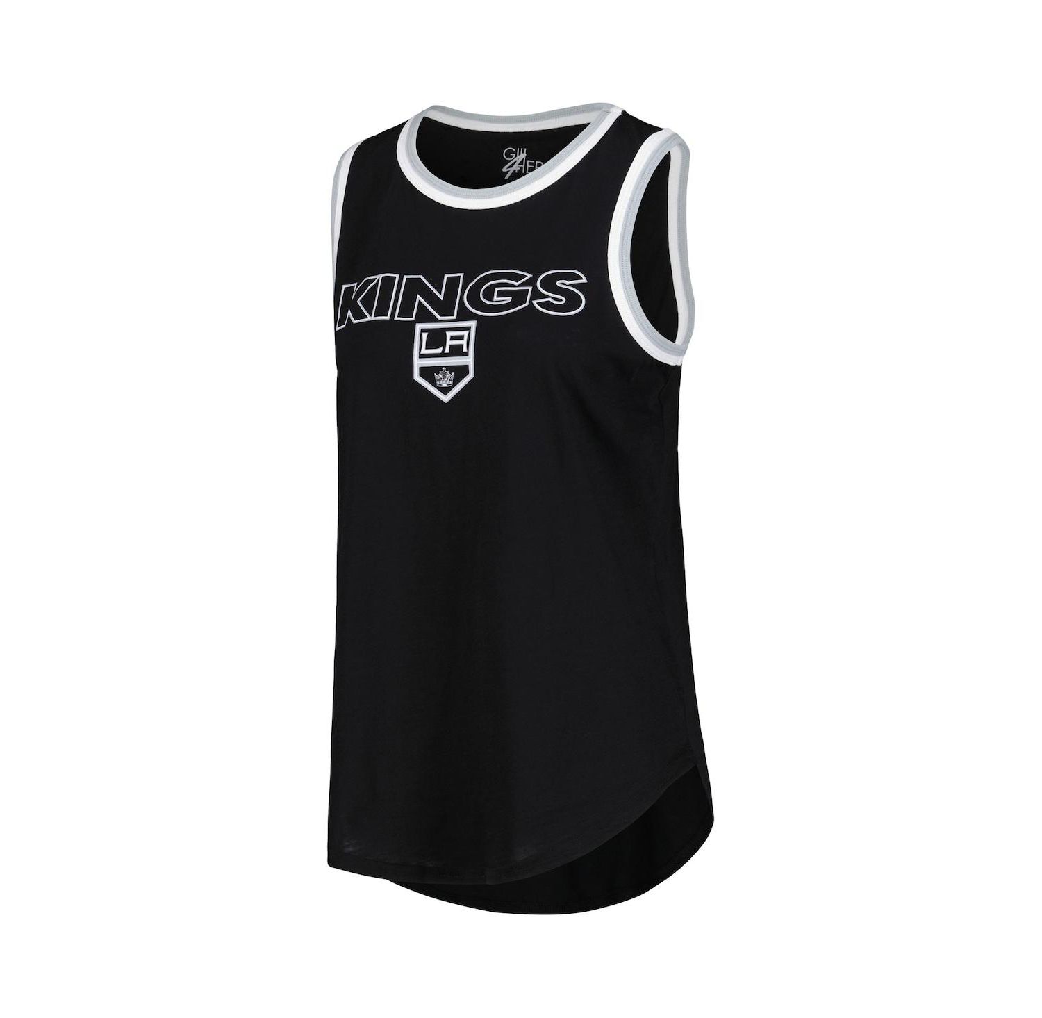 Women's Black Los Angeles Kings Strategy Tank Top