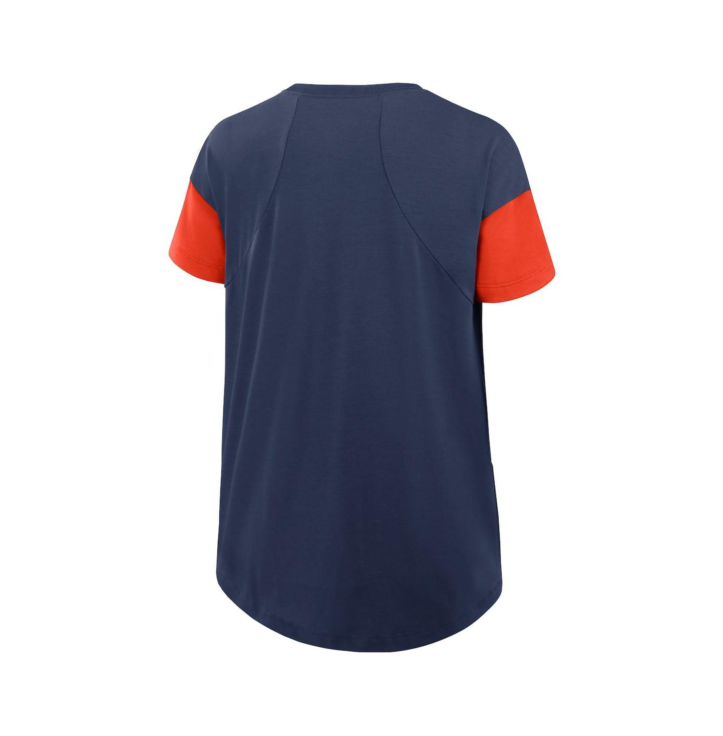 Женская футболка Nike Navy Houston Astros Flowy Fashion — фото 3