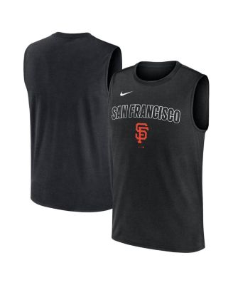 Nike - Men's Black San Francisco Giants Knockout Performance Muscle Tank Top