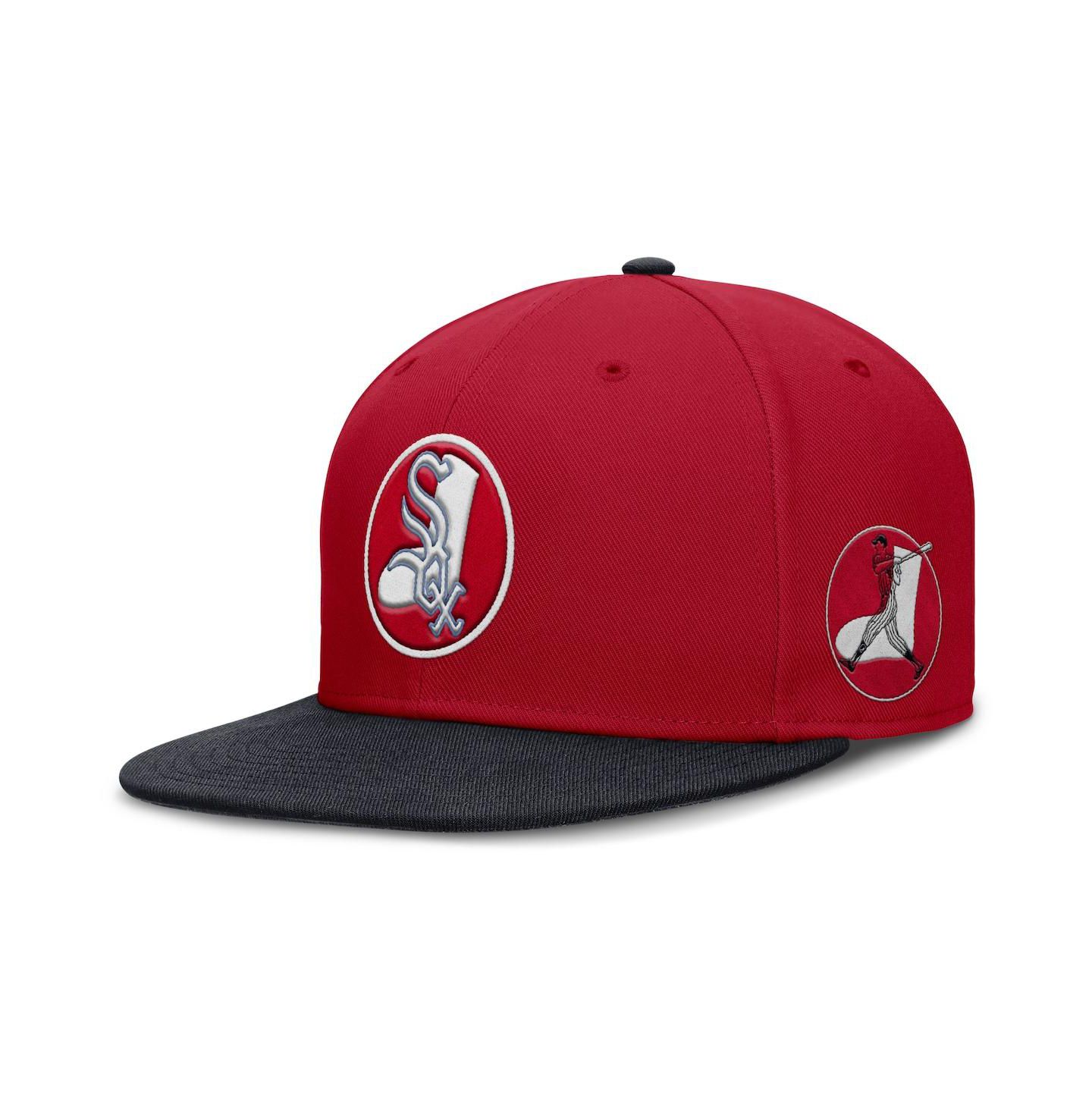 Мужская кепка Nike Red Chicago White Sox True Performance Fitted Hat — фото 3