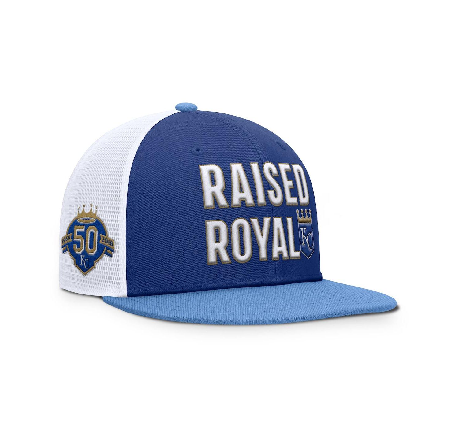 Men's Royal/Light Blue Kansas City Royals Pro Performance Trucker Snapback Hat