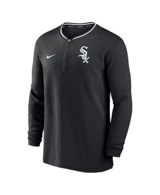 Men's Black Chicago White Sox Authentic Collection Performance Half-Zip Top