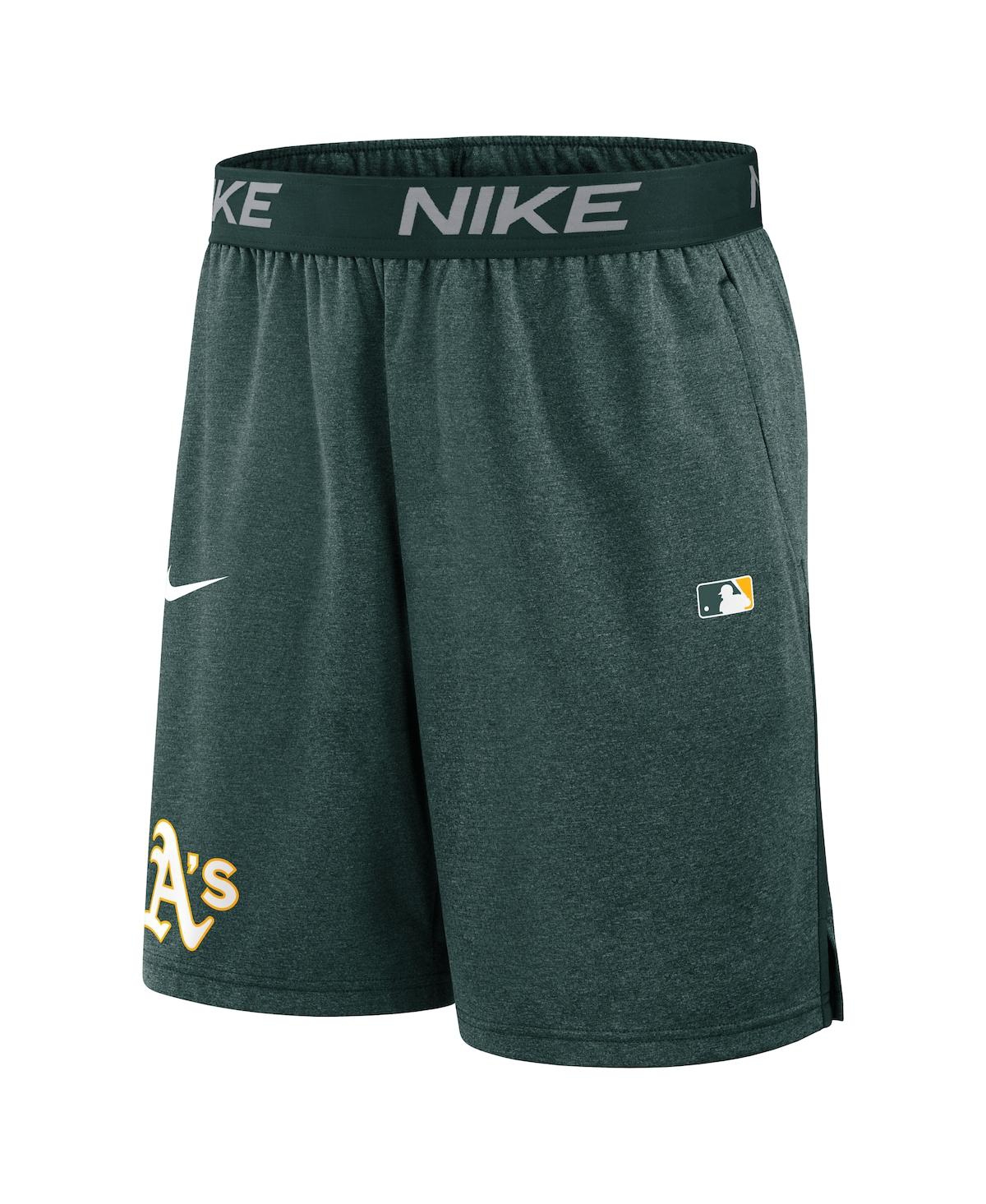 Nike Men's Green Athletics Authentic Collection Performance Knit Shorts In Green