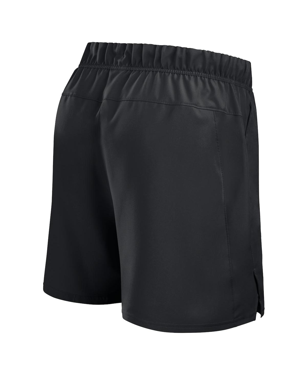 Nike Black Cincinnati Reds Woven Victory Performance Shorts In Black