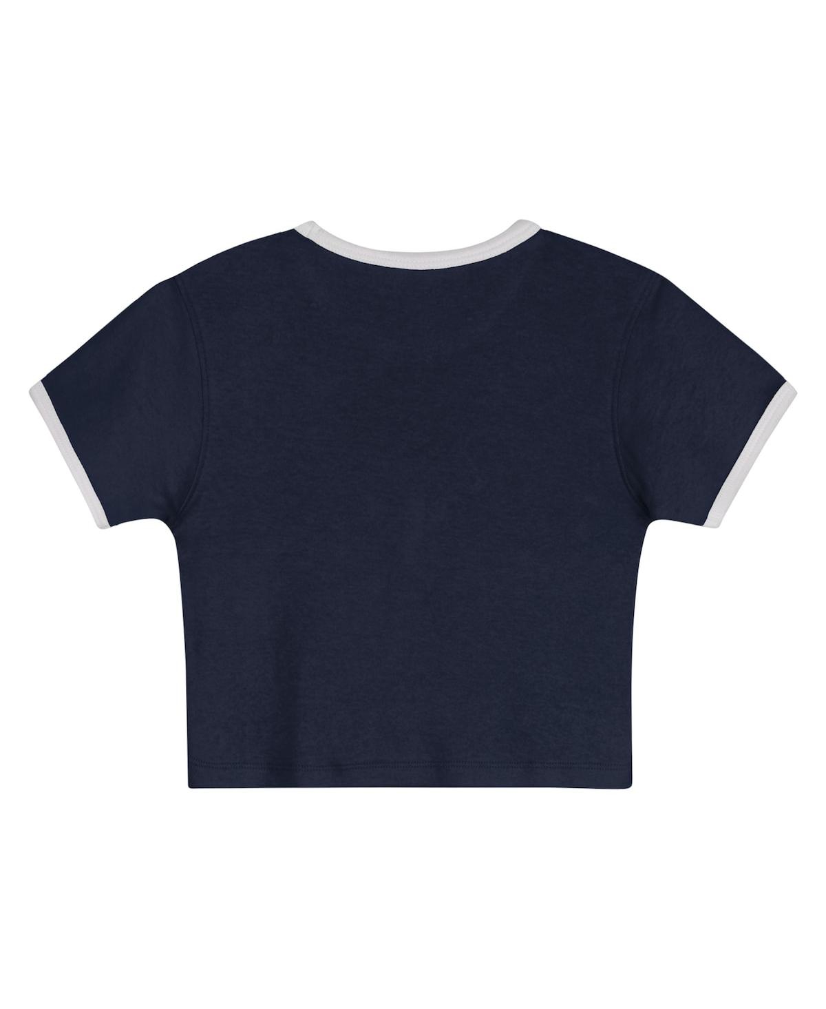 Outerstuff Toddler 2-piece Navy Atlanta Braves Double Run T-shirt & Shorts Set In Navy
