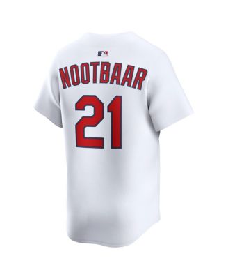 Men's Lars Nootbaar White St. Louis Cardinals Alternate Limited Player Jersey