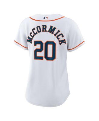 Women's Chas McCormick White Houston Astros Home Replica Player Jersey