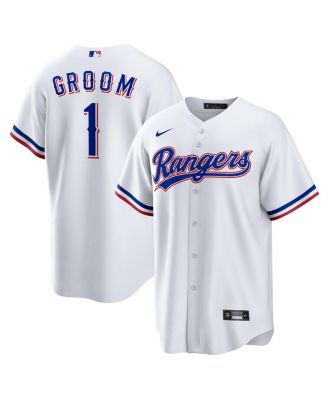 Nike - Men's White Texas Rangers 1 Groom Home Replica Jersey