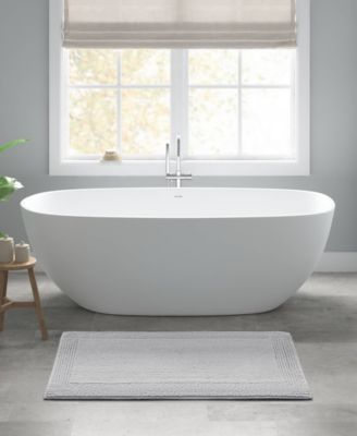 Splendor Reversible Tufted Cotton Bath Rug, 24" x 44"